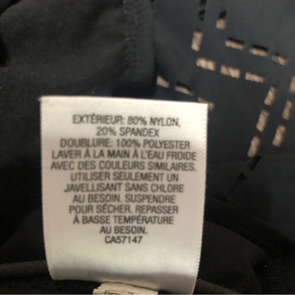 Mossimo Black Laser Cut Bandeau Bikini Top - Removable Halter Strap - Size M - Picture 6 of 6